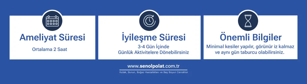 Burun Estetiği (Rinoplasti) Ameliyatı Aşamaları