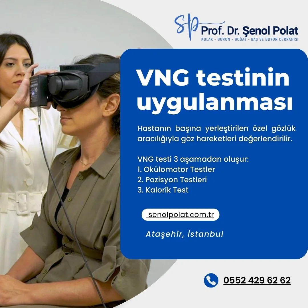 Videonistagmografi (VNG) Testi ile Vertigo Teşhisi - Prof. Dr. Şenol Polat Vertigo Teşhisinde VNG Testinin Uygulanması